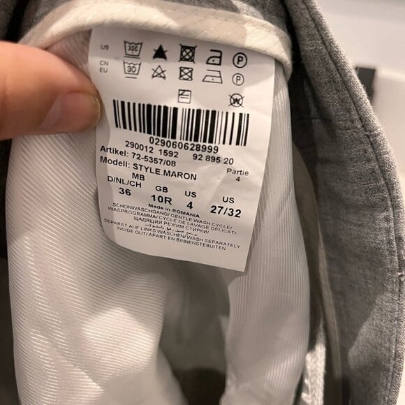 BRAX gray trousser size 4 - Picture 7 of 10